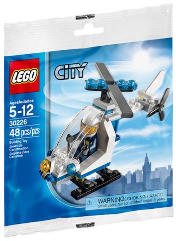LEGO Set-Police Helicopter (Polybag)-Town / City / Police-30226-1-Creative Brick Builders